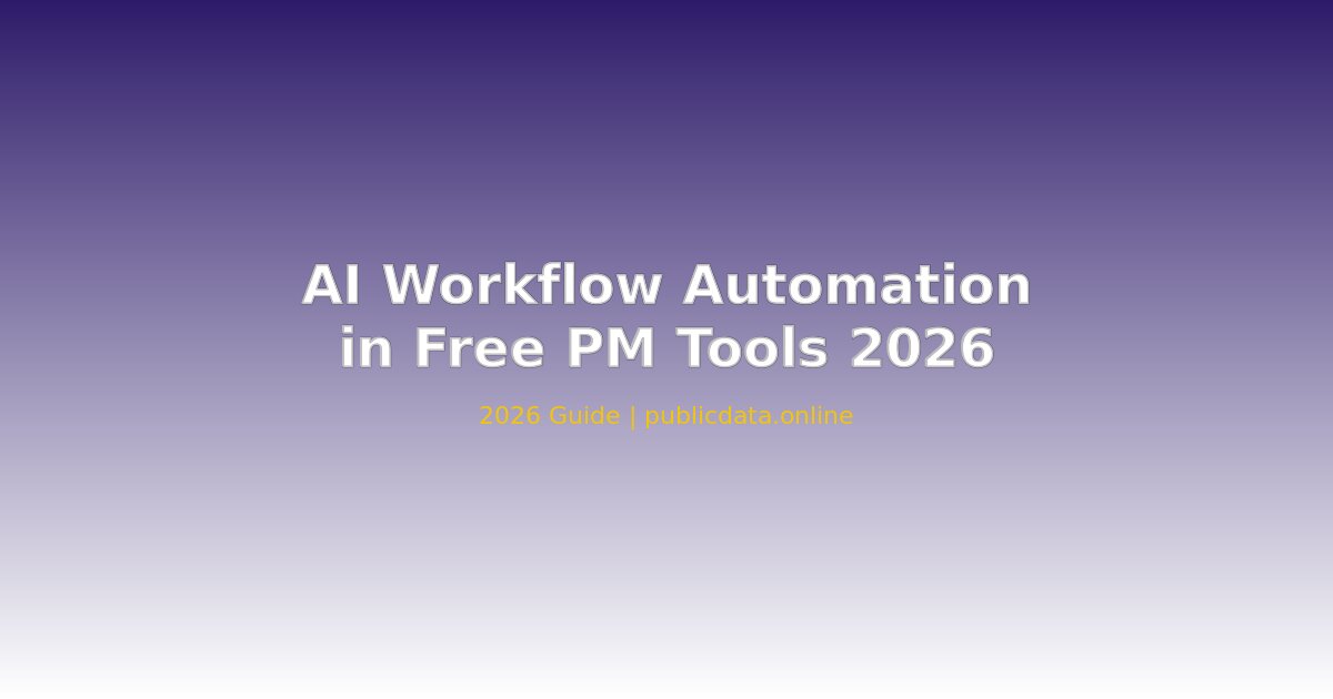 AI Workflow Automation in Free PM Tools 2026